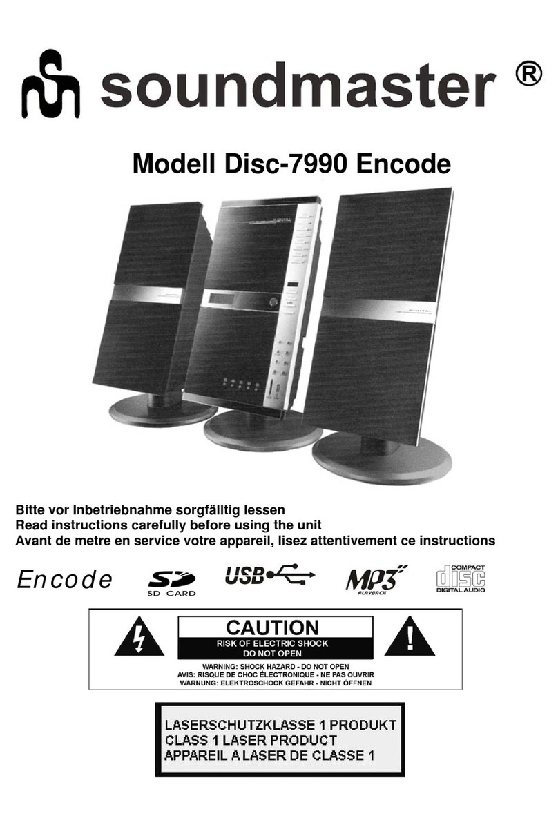 SOUNDMASTER Disc-7990 Encode User manual
