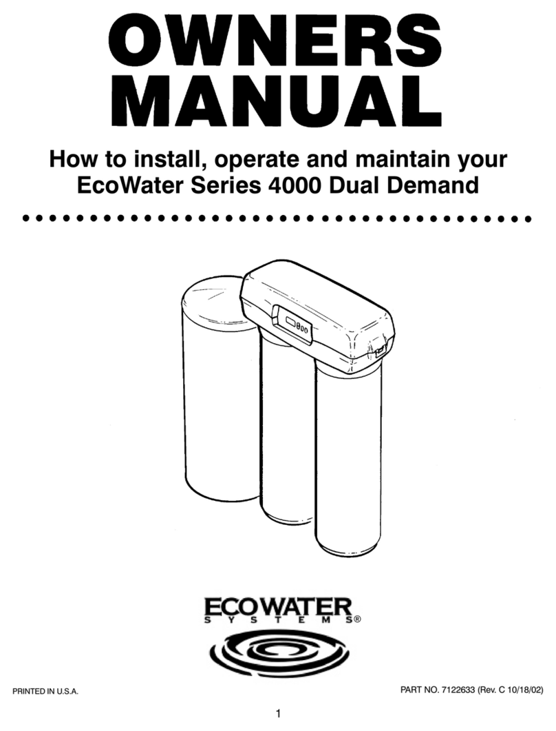 EcoWater 4030 2T2 User manual