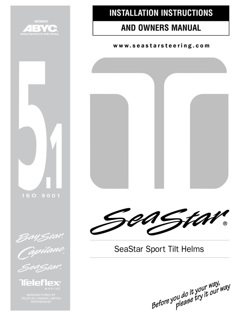 SeaSTAR Pro Series Installation instructions and owner's manual SeaSTAR Pro Series Installation instructions and owner's manual