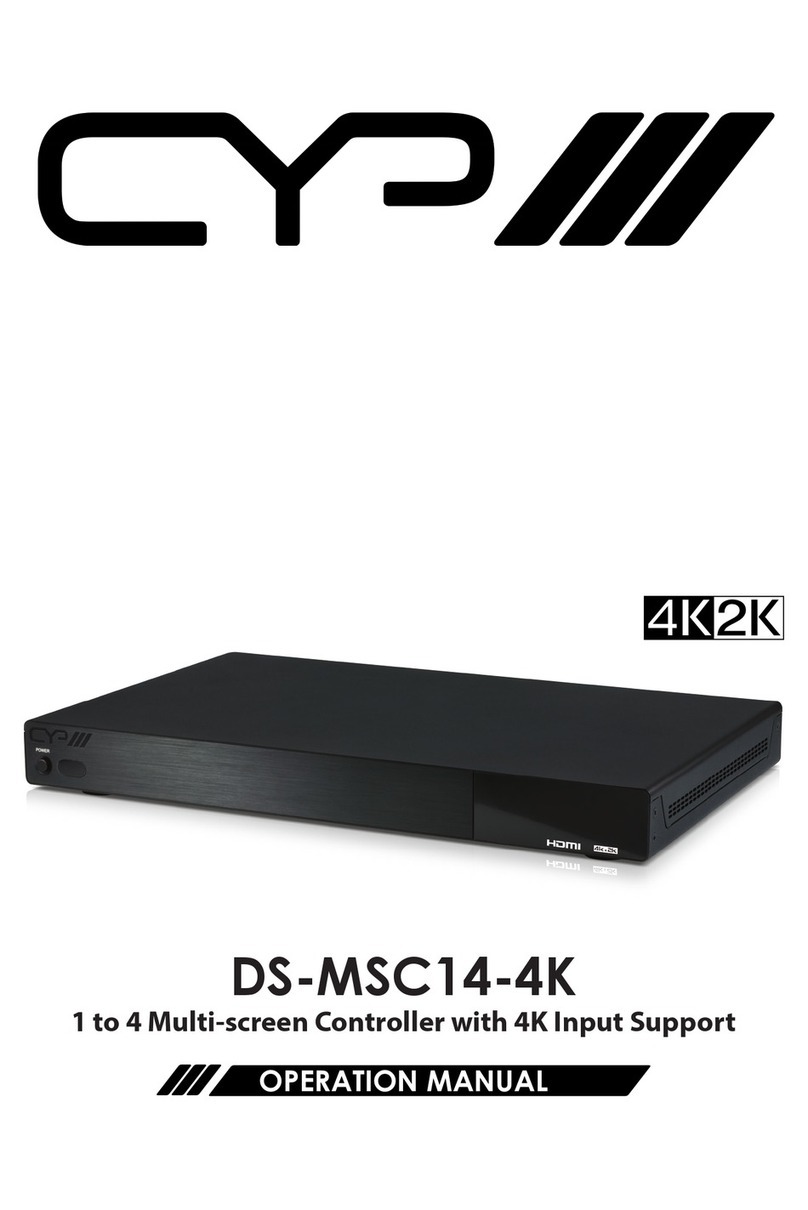 CYP DS-MSC14-4K User manual