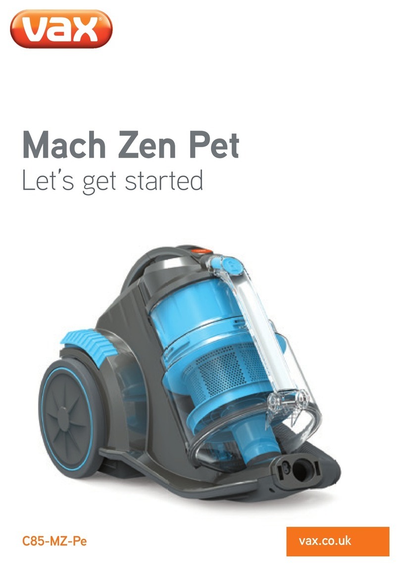 Vax Mach Zen Pet C85-MZ-Pe Installation instructions