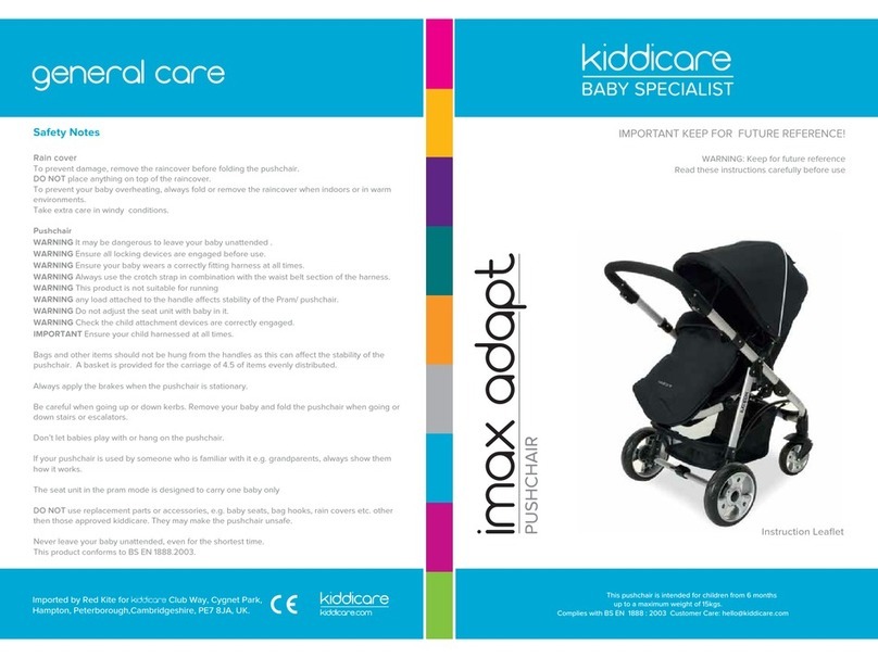 Kiddcare Imax Adapt instruction manual
