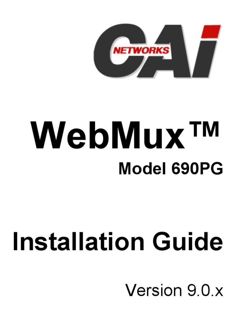 CAI Networks 690PG installation guide