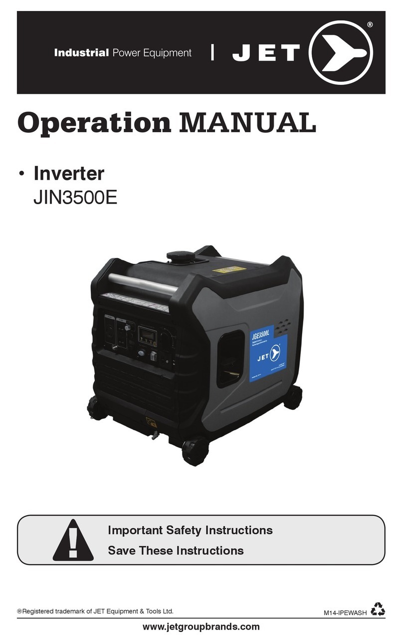 Jet JIN3500E Operation manual