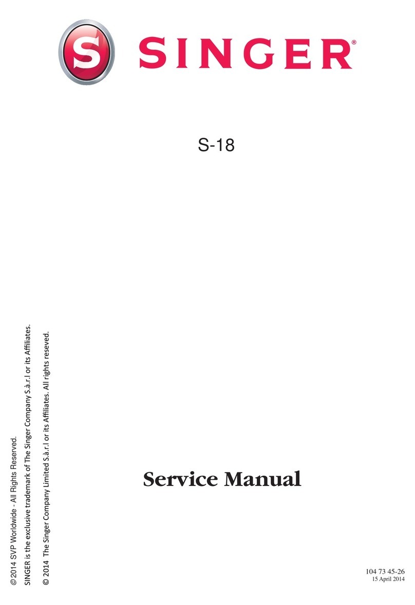 Singer Studio S18 Service manual