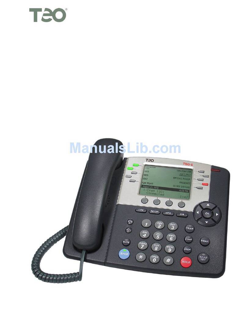 Teo 7810 TSG Series installation instructions
