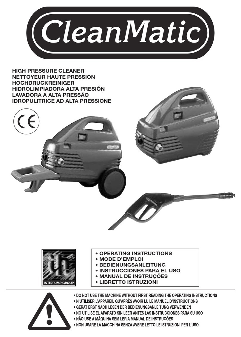 CleanMatic CL22 operating instructions
