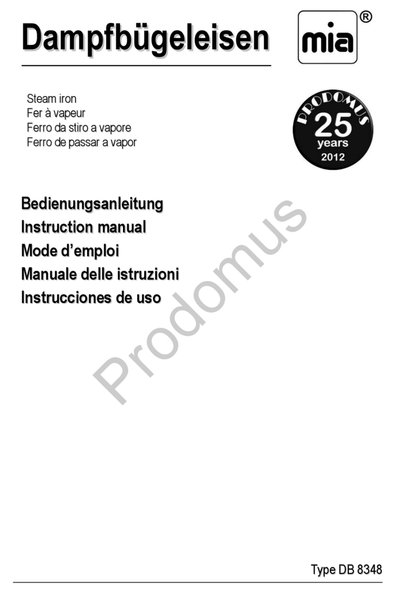 MIA DB 8348 instruction manual