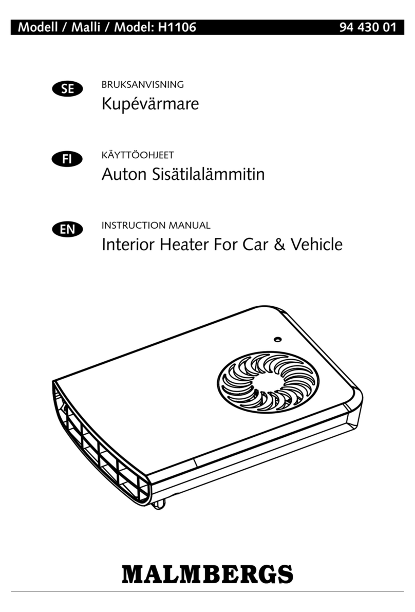 Malmbergs H1106 instruction manual