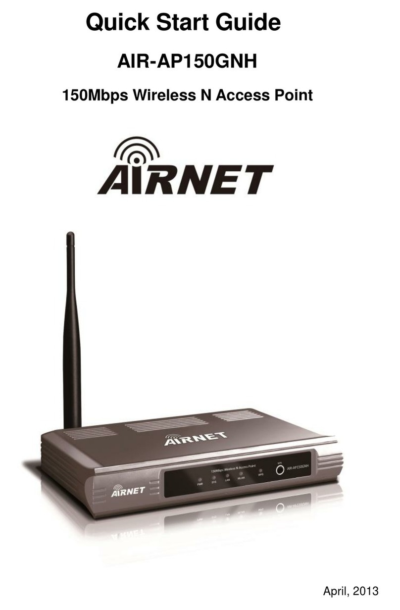 airnet AIR-AP150GNH quick start guide