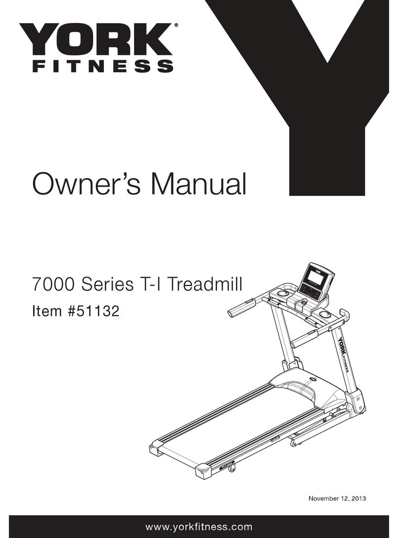 York Fitness 7000 Series T-I owner's manual