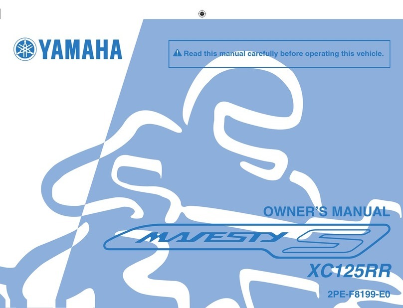 Yamaha XC125RR User manual