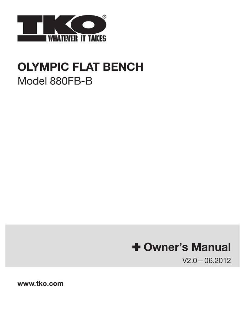 Tko Sports Group 880FB-B owner's manual