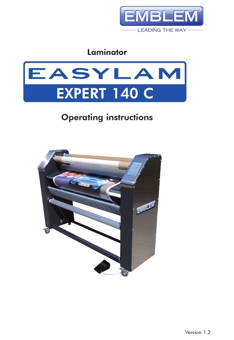 Easylam EXPERT 140 C operating instructions