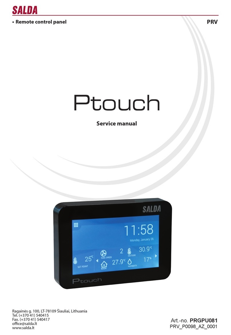 Salda Ptouch Service manual