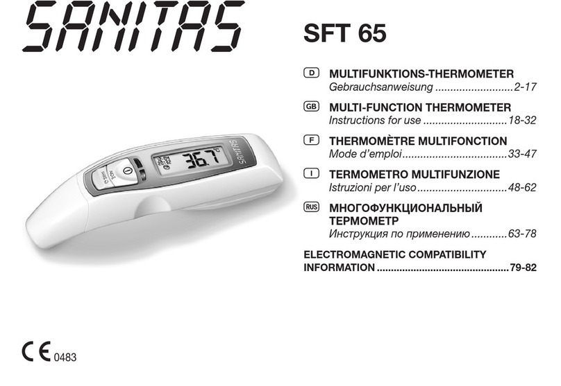 Sanitas SFT 65 User manual
