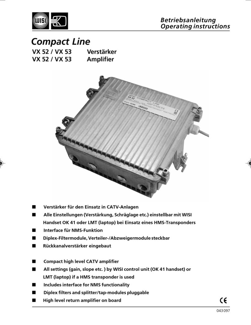 Wisi VX 52 User manual