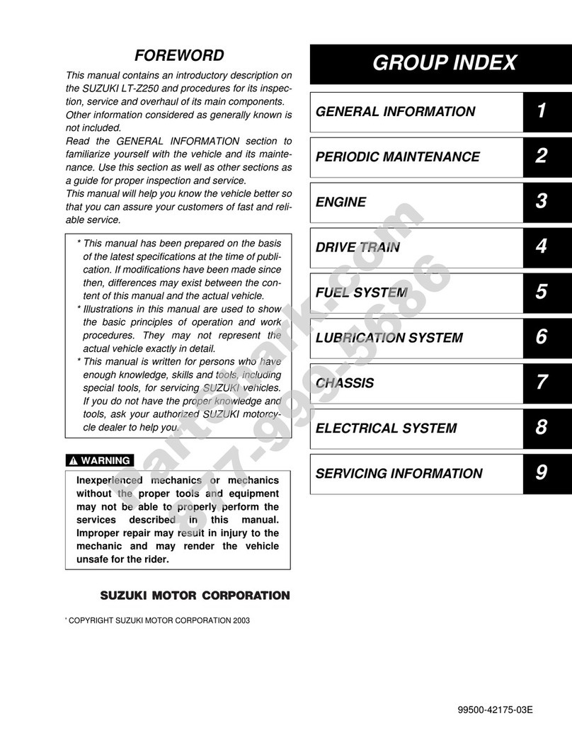 Suzuki LT-Z250 Service manual