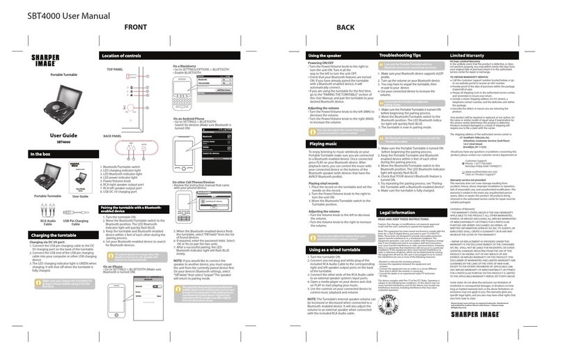 AUVIO SBT4000 user manual
