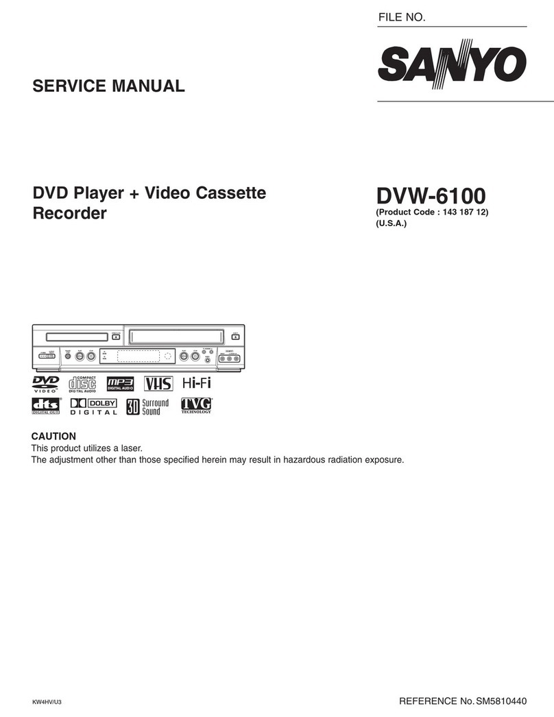 Sanyo dvw6100 User manual