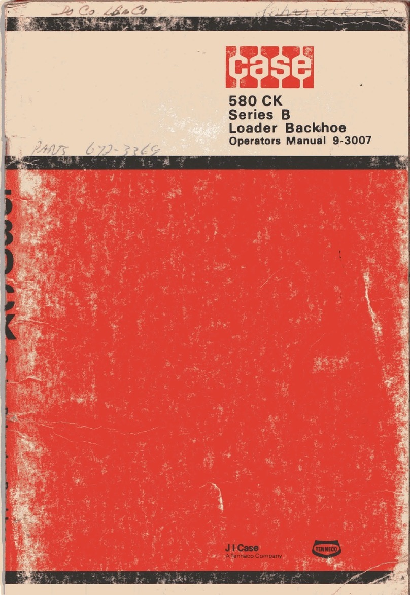 Case 580 ck User manual