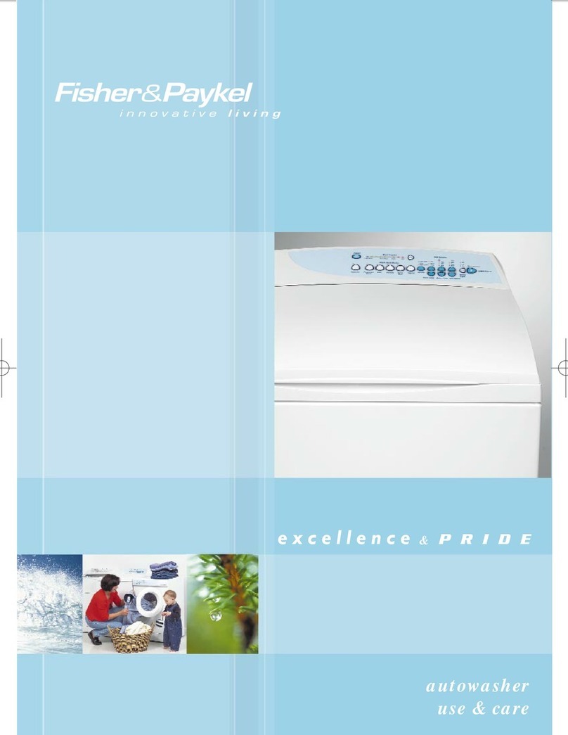 Fisher & Paykel SmartDrive GW711 Use and care