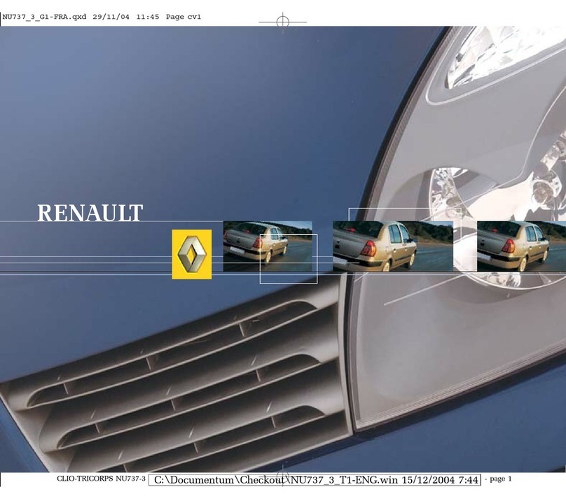 Renault Clio 2004 User manual