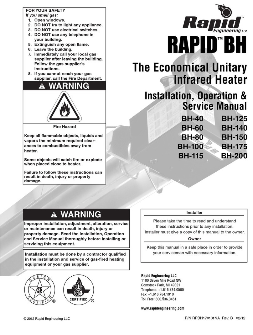 Rapid Engineering BH-40 Operation manual