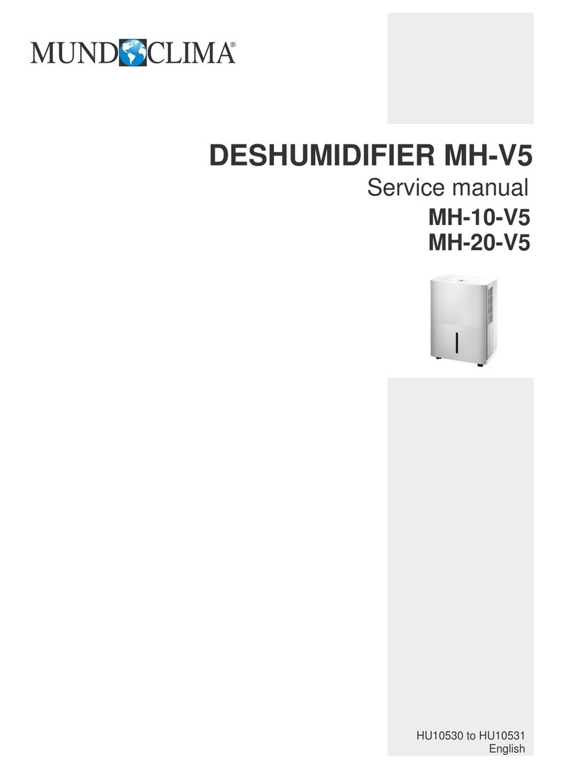 MUND CLIMA MH-10-V5 Service manual