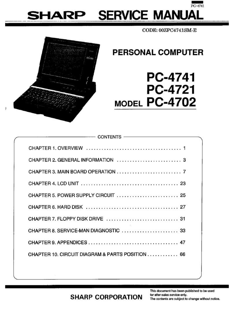 Sharp PC-4741 User manual Sharp PC-4741 User manual
