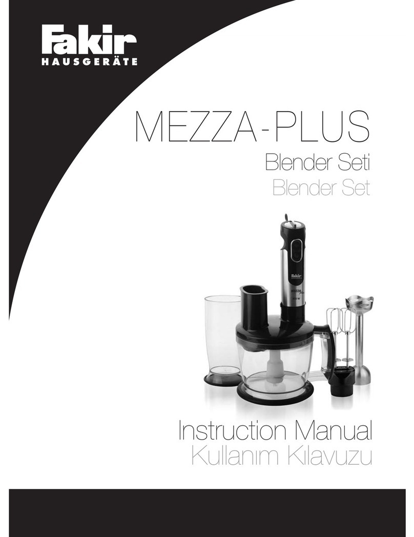 Fakir Mezza-Plus User manual