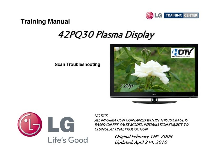 LG 42PQ30 Series Installation guide LG 42PQ30 Series Installation guide