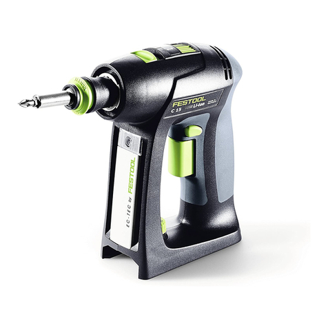 Festool C15 Li User manual