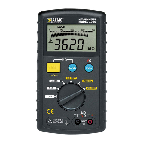 AEMC 1026 user manual
