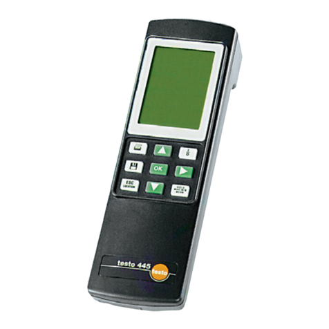 TESTO 445 instruction manual