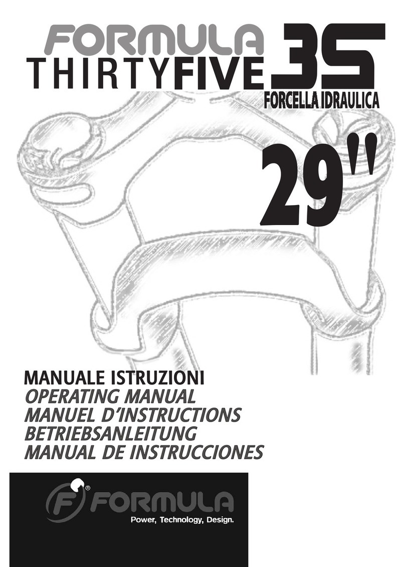 Formula THIRTYFIVE QR15 User manual Formula THIRTYFIVE QR15 User manual