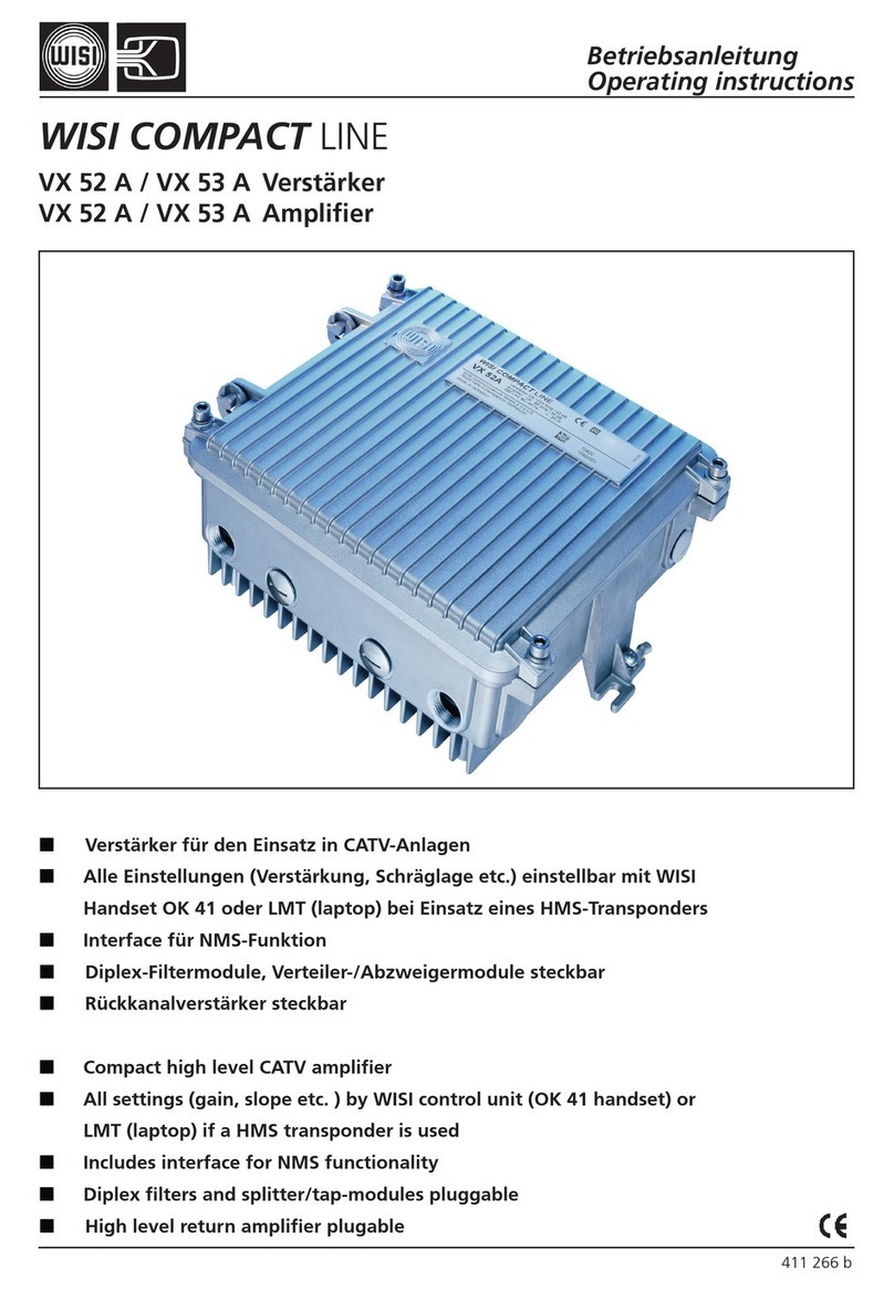 Wisi VX 52 A User manual