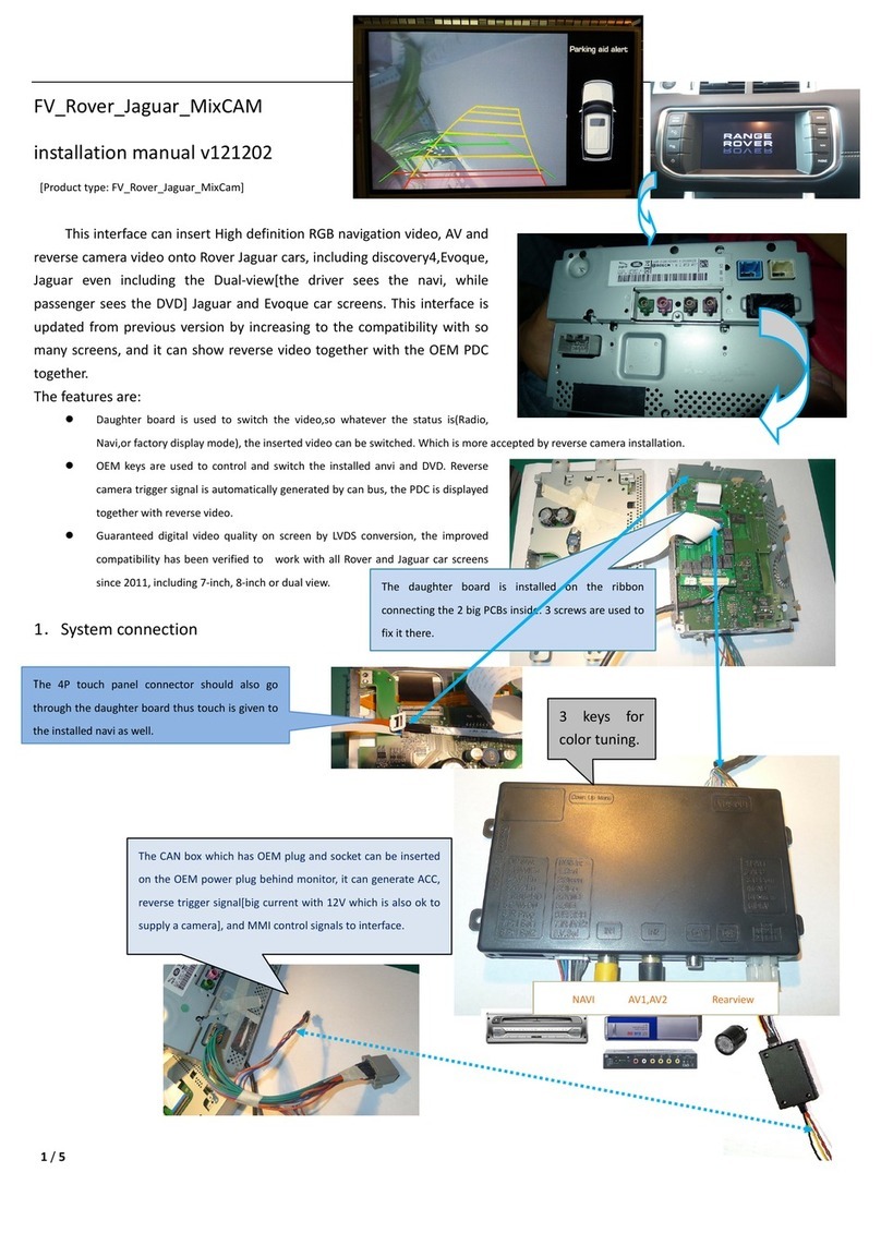 ECVV FV Rover Jaguar MixCAM installation manual