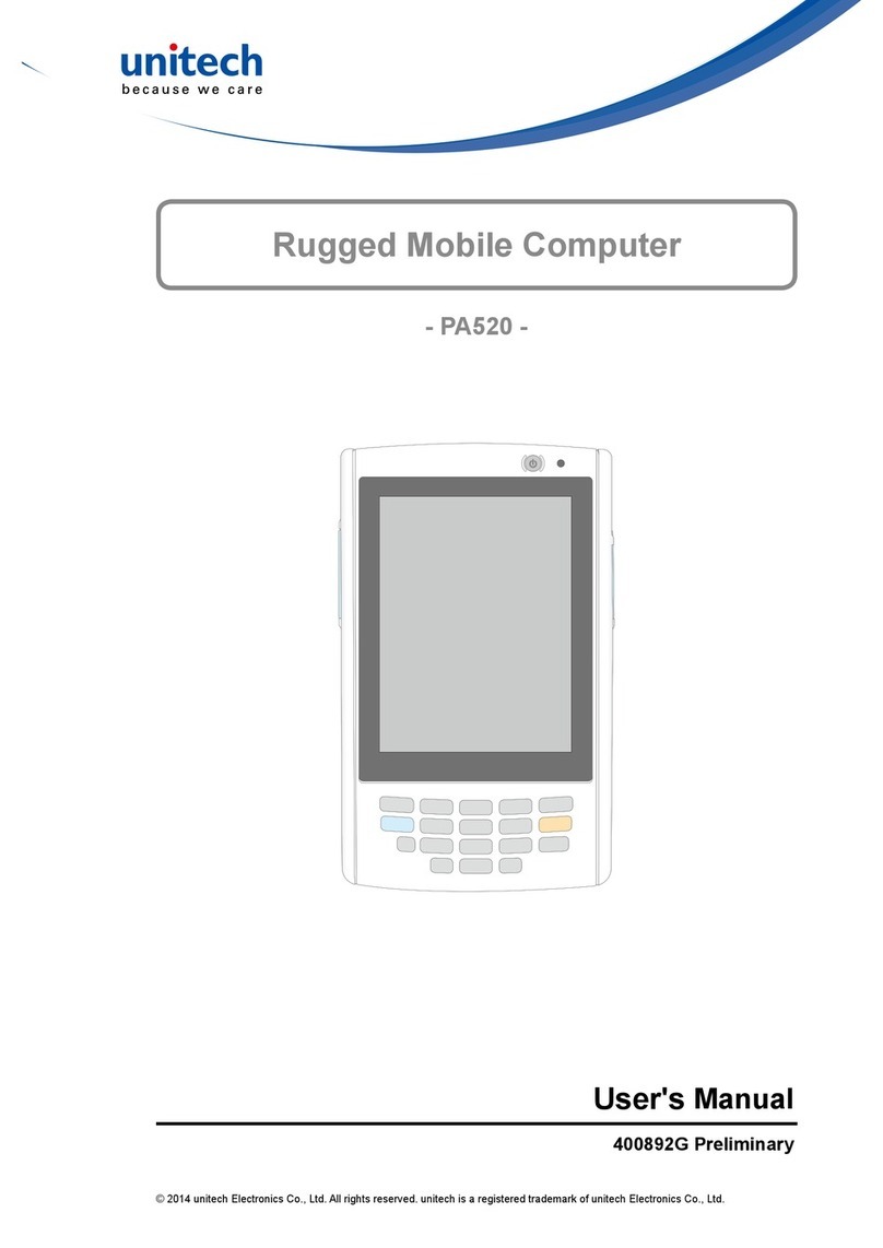 Unitech 400892G Preliminary User manual