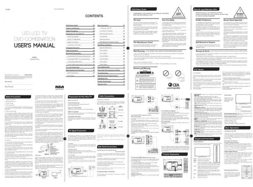RCA LED24G45RQD User manual