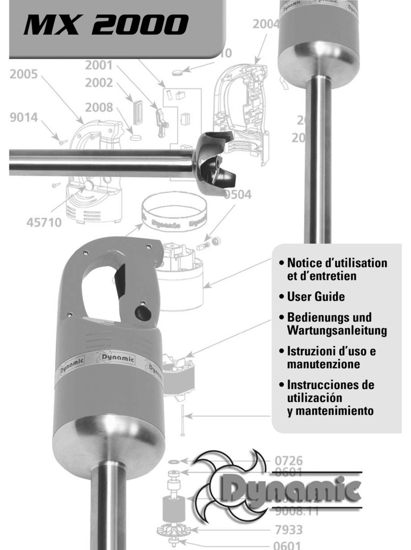 Dynamic MX 2000 User manual