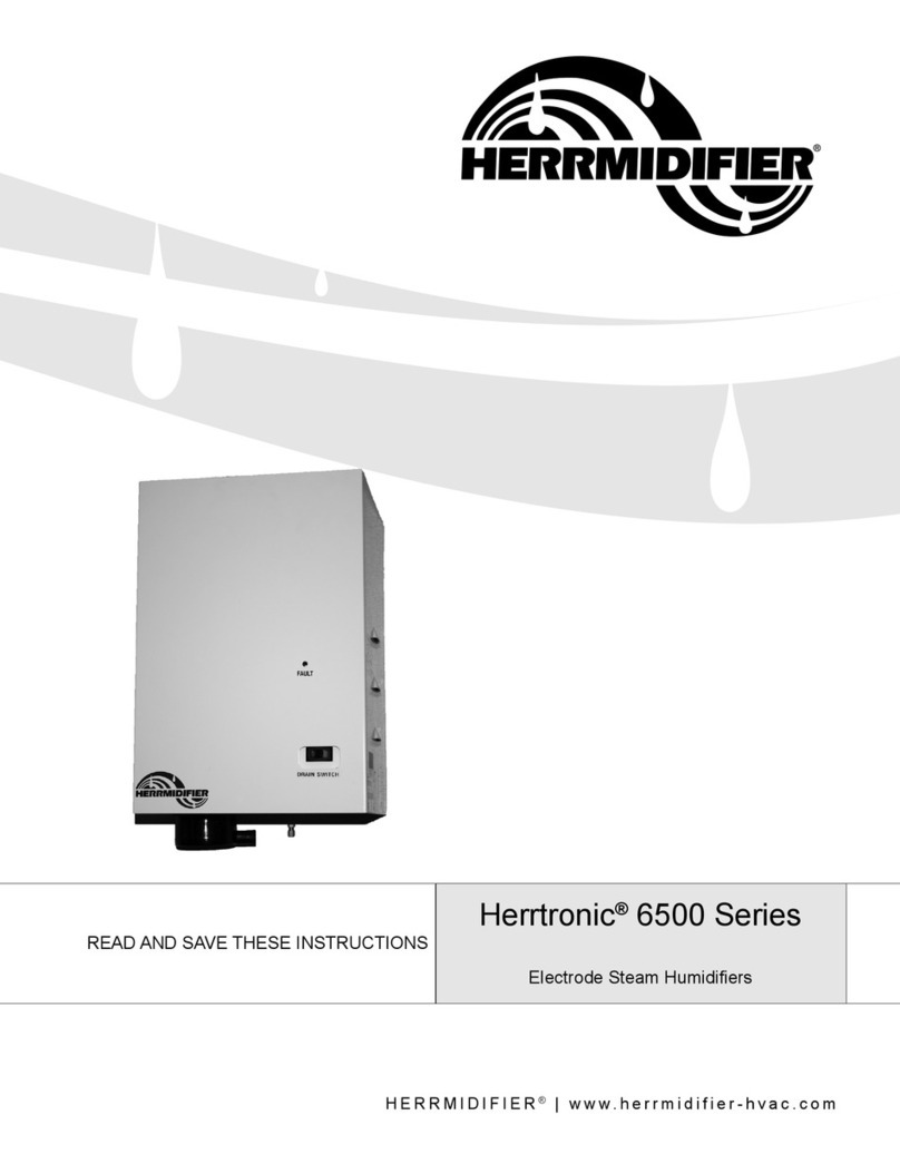 Herrmidifier Herrtronic 6500 Series instruction manual