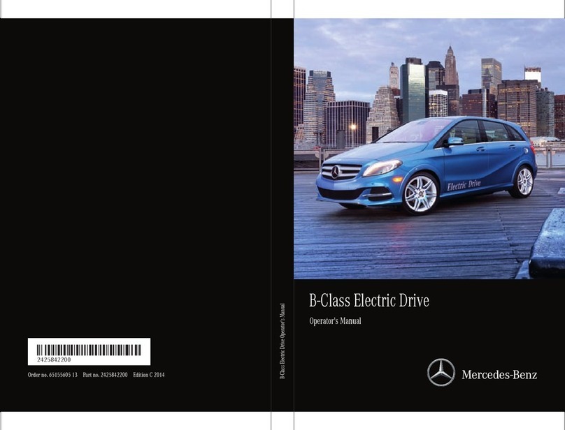 Mercedes-Benz B-Class Electric Drive W245 User manual