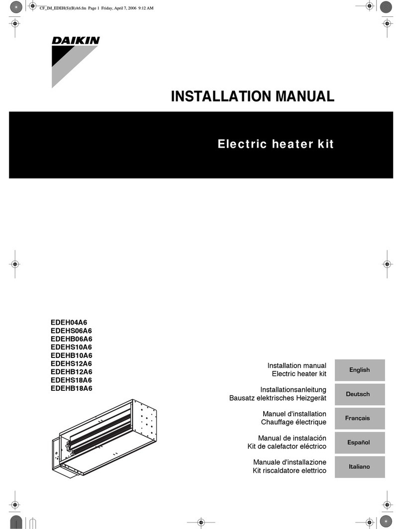 Daikin EDEH04A6 installation manual