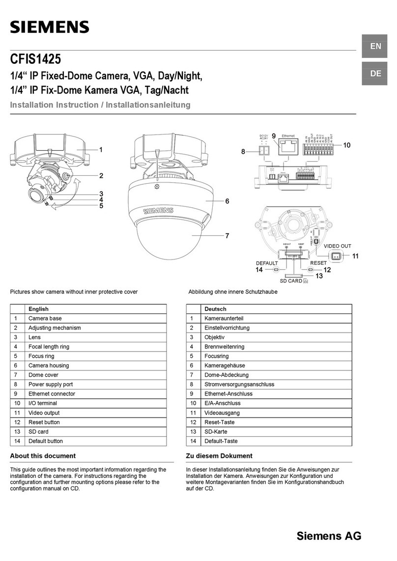 Siemens cfis1425 User manual