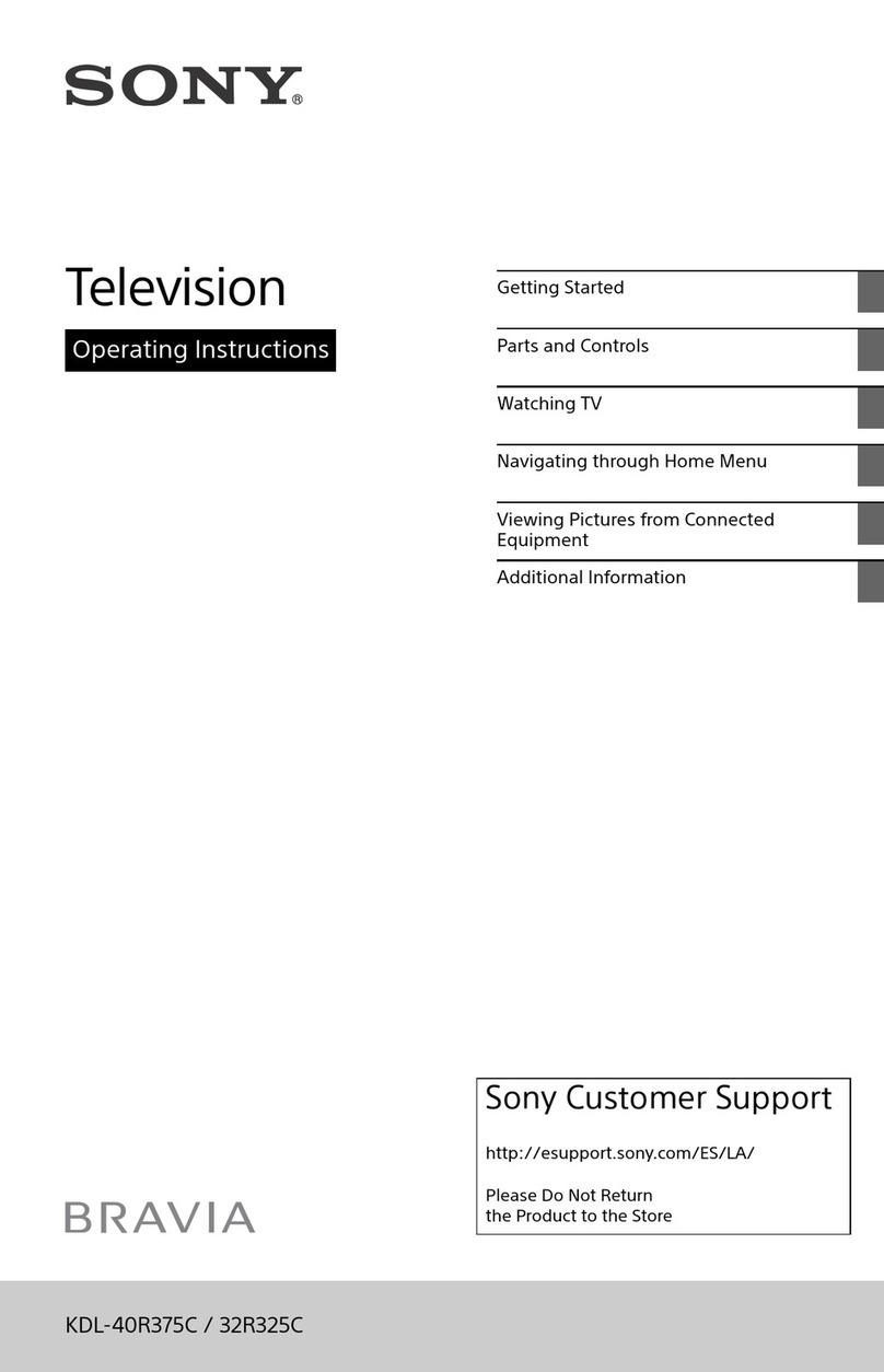 Sony BRAVIA KDL-40R375C User manual Sony BRAVIA KDL-40R375C User manual