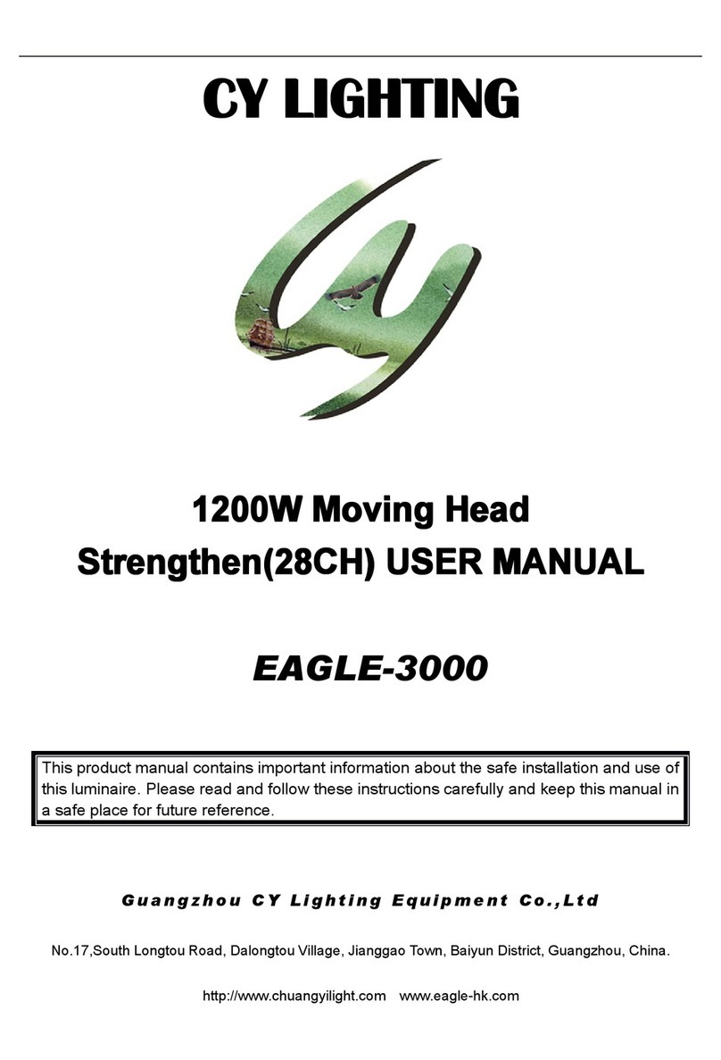 CY Lighting EAGLE-3000 user manual