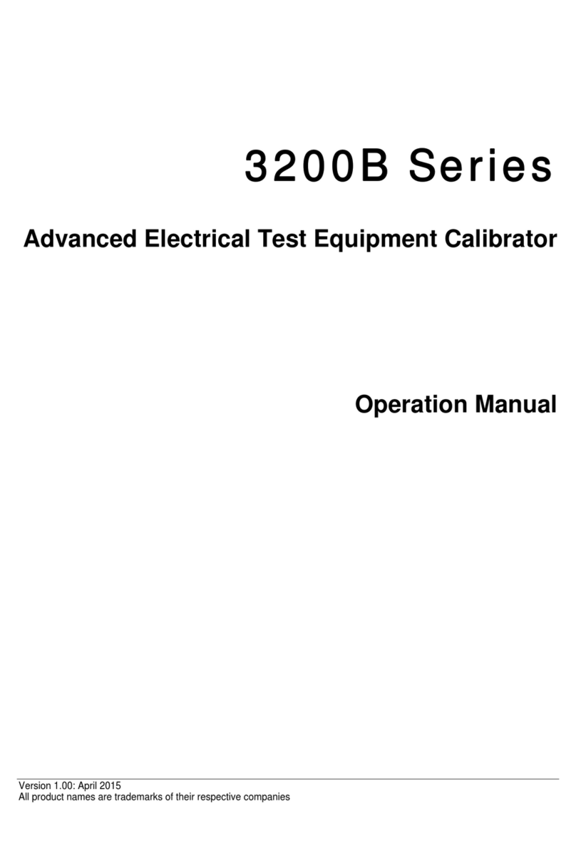 Transmille 3200B Operation manual