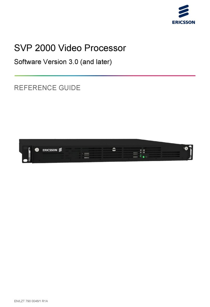 Ericsson SVP 2000 reference guide