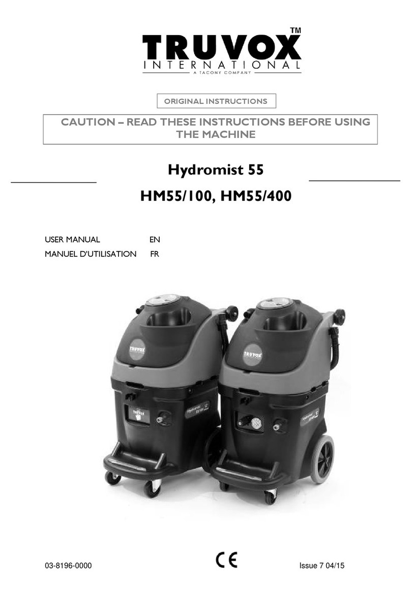 Truvox International Hydromist 55/100 user manual